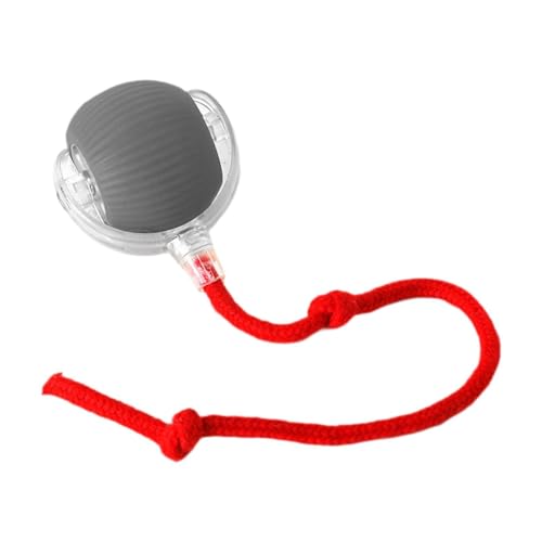 Fenteer Interaktives Katzenspielzeug, Ball, elektrisch, rollender Ball, Spielzeug, selbstspielend, tragbarer Haustierball, elektrisches Katzenspielzeug, Grau Fenteer Interaktives Katzenspielzeug, Ball, elektrisch, rollender Ball, Spielzeug, selbstspielend, tragbarer Haustierball, elektrisches Katzenspielzeug, Grau von Fenteer