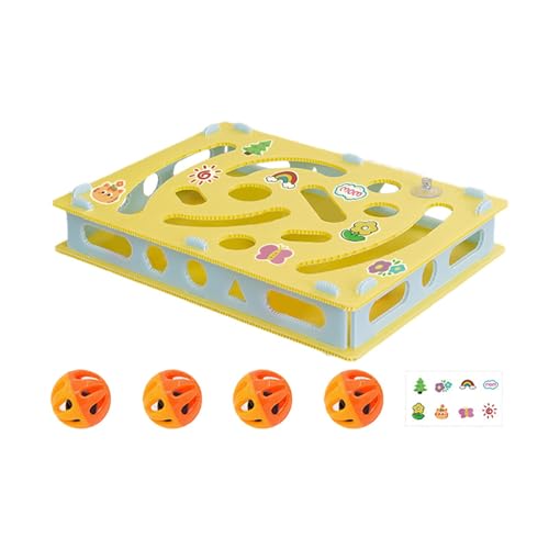 Fenteer Interaktives Katzenspielzeug für den Innenbereich, Jagdspielzeug mit Bällen, Your Cat‘Energy und Indoor-Puzzle- für Katzen, Style A Fenteer Interaktives Katzenspielzeug für den Innenbereich, Jagdspielzeug mit Bällen, Your Cat‘Energy und Indoor-Puzzle- für Katzen, Style A von Fenteer