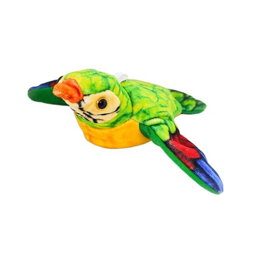 Fenteer Interaktives Katzenspielzeug simuliertes Chirping Bird Cat Toy Plüschspielzeugübung Spielzeug Flapping Flügel für Innenkatzen Spielen, GrÜn Fenteer Interaktives Katzenspielzeug simuliertes Chirping Bird Cat Toy Plüschspielzeugübung Spielzeug Flapping Flügel für Innenkatzen Spielen, GrÜn von Fenteer
