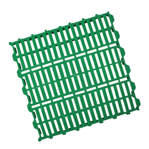 Fenteer Kaninchenkäfig Mat Cage Ruhungsmatte Schafböden Paneele ineinandergreigender Füße Pads Fäkal -Leckage für Hamster, Lücke 1.5 cm von Fenteer