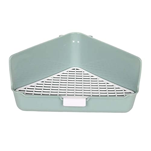 Fenteer Kaninchentoilette, Bettwäsche, Trainingsunterlagen, Toilettentablett, Töpfchen, Ecktoilette, Haustierpfanne für Hamster, Galesaur, Frettchen, andere, GRÜN Fenteer Kaninchentoilette, Bettwäsche, Trainingsunterlagen, Toilettentablett, Töpfchen, Ecktoilette, Haustierpfanne für Hamster, Galesaur, Frettchen, andere, GRÜN von Fenteer