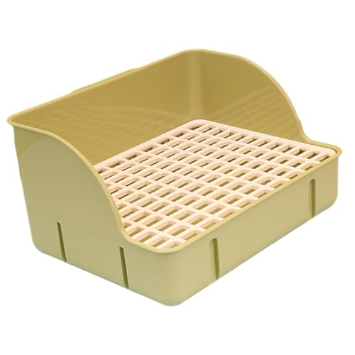 Fenteer Kaninchentoilette für Käfig, Eck-Toilettenbox, Bettpfanne, Eck-Katzentoilette, Töpfchentrainer für, Ratten, Hamsterkäfig-Zubehör, grünes PP-Netz Fenteer Kaninchentoilette für Käfig, Eck-Toilettenbox, Bettpfanne, Eck-Katzentoilette, Töpfchentrainer für, Ratten, Hamsterkäfig-Zubehör, grünes PP-Netz von Fenteer