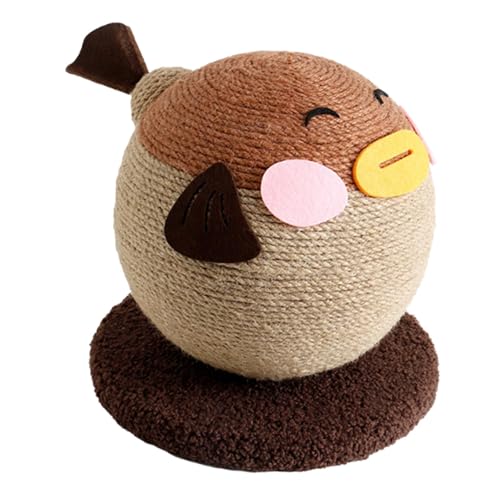 Fenteer Katze Kratzbugel Katzen Spielen Ballübung Süßes kratzfestes Kätzchen Interaktive lustige Kätzchen Haustierkratzer Klaue, Braun Fenteer Katze Kratzbugel Katzen Spielen Ballübung Süßes kratzfestes Kätzchen Interaktive lustige Kätzchen Haustierkratzer Klaue, Braun von Fenteer