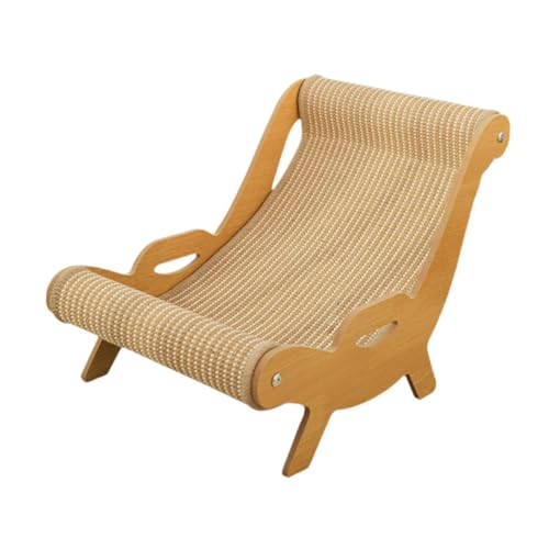 Fenteer Katzen-Loungesessel, Chaiselongue, Spiel- und stilvolles Krallenspielzeug, zum Ausruhen und Schlafen, Katzenkratzbaum, Katzenkratz-Loungesofa für von Fenteer