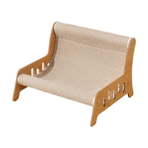 Fenteer Katzen-Sisalstuhl, erhöhtes Katzenbett, Katzenkratzbrett aus Holz, gemütliches, stabiles Katzenhängemattenbett, Katzensofas und -Stuhl für Kätzchen, XL Fenteer Katzen-Sisalstuhl, erhöhtes Katzenbett, Katzenkratzbrett aus Holz, gemütliches, stabiles Katzenhängemattenbett, Katzensofas und -Stuhl für Kätzchen, XL von Fenteer