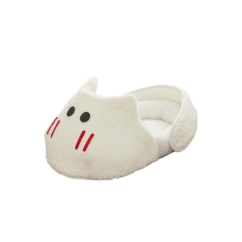 Fenteer Katzen-Slipper-Bettmatte, Winter, warmes Katzenbett, Kätzchenbett, weiches Haustierkissen, süße, Haustierbedarf, Haustier-Schlafmatte, S Fenteer Katzen-Slipper-Bettmatte, Winter, warmes Katzenbett, Kätzchenbett, weiches Haustierkissen, süße, Haustierbedarf, Haustier-Schlafmatte, S von Fenteer