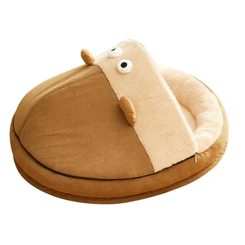 Fenteer Katzenbett, Höhle, Katzenbett, Pantoffel-förmiges Haustierzubehör, weiches, warmes Katzenzelt, halbgeschlossenes Katzennest für Katzen, kleine, L Fenteer Katzenbett, Höhle, Katzenbett, Pantoffel-förmiges Haustierzubehör, weiches, warmes Katzenzelt, halbgeschlossenes Katzennest für Katzen, kleine, L von Fenteer