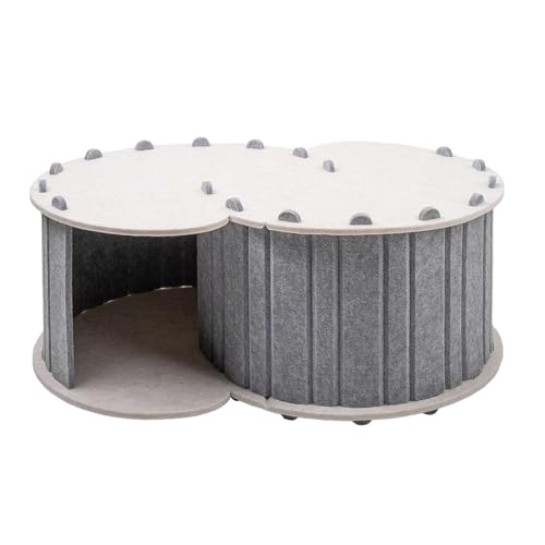 Fenteer Katzenbett, Höhle, Versteck, Versteck, Atmungsaktives Katzennest, Katzentunnel, Bett für Kleine, Mittelgroße Und Große Katzen, Kätzchen, Katzengeburts Fenteer Katzenbett, Höhle, Versteck, Versteck, Atmungsaktives Katzennest, Katzentunnel, Bett für Kleine, Mittelgroße Und Große Katzen, Kätzchen, Katzengeburts von Fenteer