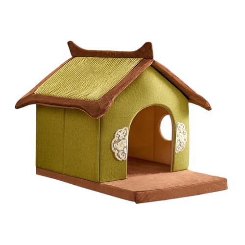 Fenteer Katzenbett, Hundenest, rutschfeste Unterseite, für Innenkatzen, bequemer Zwinger, Katzenkissen, waschbar, abnehmbar, Katzenhaus, Höhle, S Fenteer Katzenbett, Hundenest, rutschfeste Unterseite, für Innenkatzen, bequemer Zwinger, Katzenkissen, waschbar, abnehmbar, Katzenhaus, Höhle, S von Fenteer
