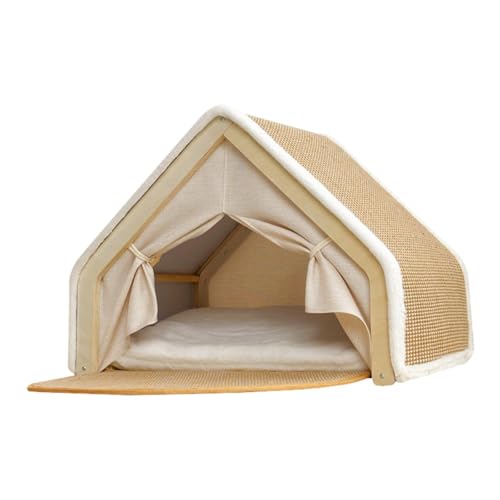 Fenteer Katzenbetten für Innenkatzen, Katzenkratzerhöhle Haustierbett Katzennest, Sisal -Kratzer, Katzenhaus für Katzen Kätzchen, L Fenteer Katzenbetten für Innenkatzen, Katzenkratzerhöhle Haustierbett Katzennest, Sisal -Kratzer, Katzenhaus für Katzen Kätzchen, L von Fenteer