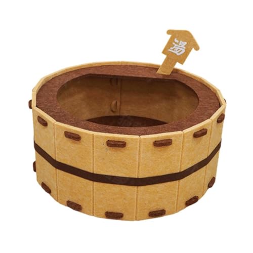 Fenteer Katzenbetthöhle, Haushaltsnest, Versteckgeschenk, halbgeschlossenes Bett, Katzenhaus zum Schlafen, Katzenzimmer, Ruhen, Fensterbank, Kätzchen, 47cmx47cmx21cm Fenteer Katzenbetthöhle, Haushaltsnest, Versteckgeschenk, halbgeschlossenes Bett, Katzenhaus zum Schlafen, Katzenzimmer, Ruhen, Fensterbank, Kätzchen, 47cmx47cmx21cm von Fenteer