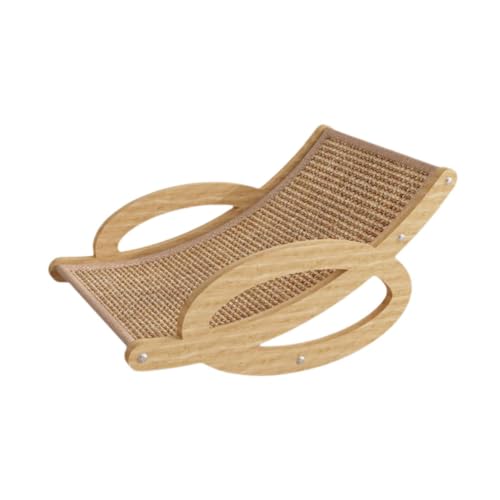 Katzenhängematte, Katzenkratzbrett, Kratzbaum, Krallenschleifer, Ruhebett für Katzen, Katzenschaukelstuhl für Welpen, Kleintiere, Indoor-Katzen, 30cmx53cmx30cm Sisal Katzenhängematte, Katzenkratzbrett, Kratzbaum, Krallenschleifer, Ruhebett für Katzen, Katzenschaukelstuhl für Welpen, Kleintiere, Indoor-Katzen, 30cmx53cmx30cm Sisal von Fenteer