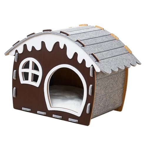 Fenteer Katzenhaus, Katzenbett, Möbelschutz, Ornament, abnehmbar, mit Kratzbaum, Filzhöhle für Zuhause, Schlafzimmer, Kätzchen, Innenbereich, Geschenk, Klein Fenteer Katzenhaus, Katzenbett, Möbelschutz, Ornament, abnehmbar, mit Kratzbaum, Filzhöhle für Zuhause, Schlafzimmer, Kätzchen, Innenbereich, Geschenk, Klein von Fenteer
