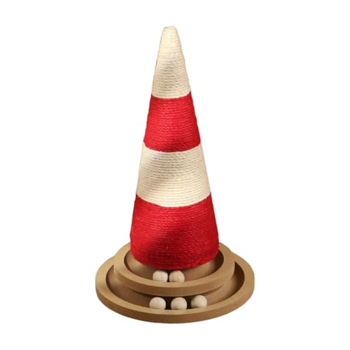 Fenteer Katzenkratzbaum, Haustierspielzeug, Heimdekoration, Schleifkralle für Hauskatzen mit interaktivem Ball, Katzenkratzbaum, Kätzchenkratzbaum Fenteer Katzenkratzbaum, Haustierspielzeug, Heimdekoration, Schleifkralle für Hauskatzen mit interaktivem Ball, Katzenkratzbaum, Kätzchenkratzbaum von Fenteer