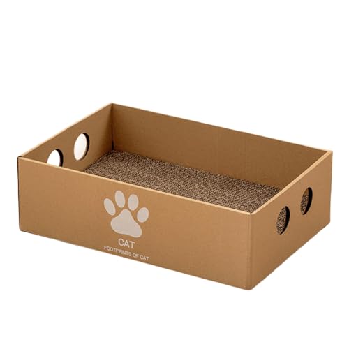Fenteer Katzenkratzbrett, Katzenkratzbett, Katzentrainingsspielzeug, Heimtierbedarf, Katzenkratzbrett, Katzenkratzbett zum Schleifen von Krallen, Stil b Fenteer Katzenkratzbrett, Katzenkratzbett, Katzentrainingsspielzeug, Heimtierbedarf, Katzenkratzbrett, Katzenkratzbett zum Schleifen von Krallen, Stil b von Fenteer