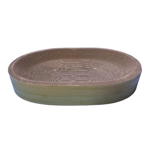 Fenteer Katzenkratzbrett, Kratzmatte, interaktives Spielzeug, Spielspielzeug, Schleifklaue, Wellpapier, für den Innenbereich, Wohnzimmer, Veranda, Kätzchen, Hölzern, m Fenteer Katzenkratzbrett, Kratzmatte, interaktives Spielzeug, Spielspielzeug, Schleifklaue, Wellpapier, für den Innenbereich, Wohnzimmer, Veranda, Kätzchen, Hölzern, m von Fenteer
