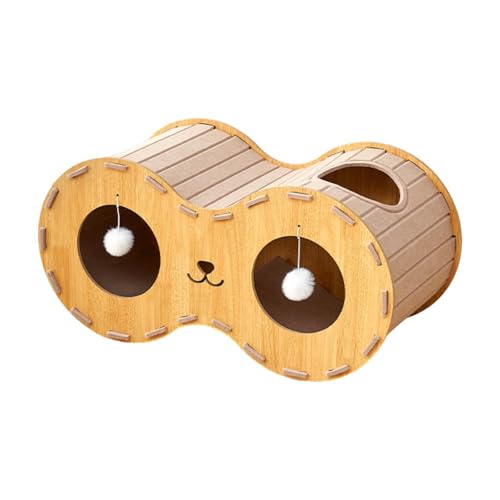 Fenteer Katzenkratzbrett, Loungebett, Katzenkratzhaus, mit Ballspielzeug, Katzenkratztunnel, Katzenkratzpad, Kamel Fenteer Katzenkratzbrett, Loungebett, Katzenkratzhaus, mit Ballspielzeug, Katzenkratztunnel, Katzenkratzpad, Kamel von Fenteer