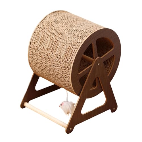 Fenteer Katzenkratzbrett, stabil, tragbar, Übung, Krallenkratzer, Katzenkratzspielzeug für, Kätzchen, Welpen, Dunkelbraune Farbe Fenteer Katzenkratzbrett, stabil, tragbar, Übung, Krallenkratzer, Katzenkratzspielzeug für, Kätzchen, Welpen, Dunkelbraune Farbe von Fenteer