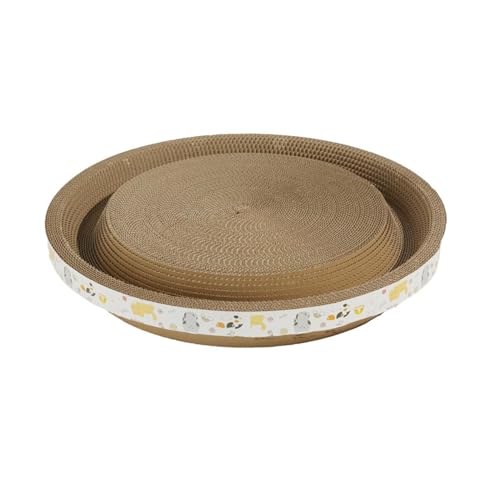 Fenteer Katzenkratzbrett aus Karton, gewelltes Kratzbrett, verschleißfeste Matte, Möbelschutz, Kratzunterlage, Nest, Heimtierbedarf, XL Fenteer Katzenkratzbrett aus Karton, gewelltes Kratzbrett, verschleißfeste Matte, Möbelschutz, Kratzunterlage, Nest, Heimtierbedarf, XL von Fenteer