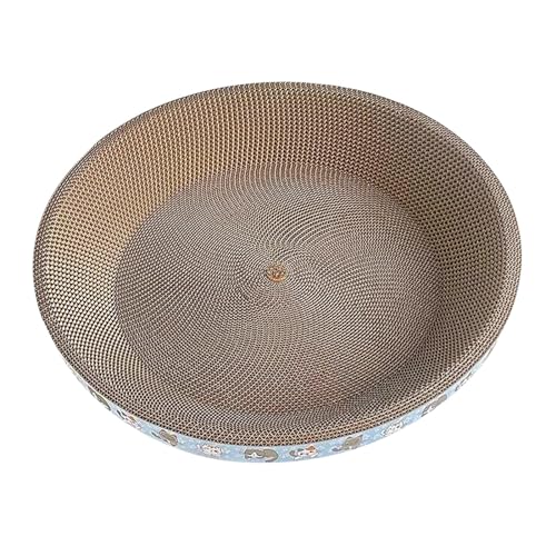 Fenteer Katzenkratzbrett aus Pappe, für Kätzchen, Liege, Couch, Nest, Schleifklaue, Möbelschutz, Katzenkratzunterlage, Katzenschlafbett, 50cmx9cm Fenteer Katzenkratzbrett aus Pappe, für Kätzchen, Liege, Couch, Nest, Schleifklaue, Möbelschutz, Katzenkratzunterlage, Katzenschlafbett, 50cmx9cm von Fenteer