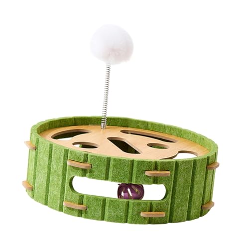 Fenteer Katzenkratzerspielzeug mit interaktiven Bällen Kratzer -Pad -Zubehör Ball Track Haustiermöbel Vorräte für Innenkätzchenklauen, Runden Fenteer Katzenkratzerspielzeug mit interaktiven Bällen Kratzer -Pad -Zubehör Ball Track Haustiermöbel Vorräte für Innenkätzchenklauen, Runden von Fenteer