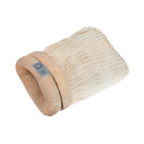 Fenteer Katzenschlafsack, Katzenbett, Höhle, Haustier, Haustierhöhle, weiches Versteck für den Innenbereich, beruhigendes Kissen für, Khaki, L Fenteer Katzenschlafsack, Katzenbett, Höhle, Haustier, Haustierhöhle, weiches Versteck für den Innenbereich, beruhigendes Kissen für, Khaki, L von Fenteer