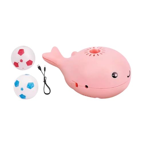 Fenteer Katzenspielzeug „Wal“ in Form eines schwimmenden Fußballs, multifunktional, 10,9 x 6,9 x 5,1 cm, für Spiele im Innenbereich, Glatte, Rosa von Fenteer
