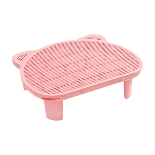 Fenteer Katzenstreu-Matte, Katzenstufen mit Filterfunktion, doppelschichtige, erhöhte Katzenstreu-Rampe, Trittbrettpolster für kleine Katzen, ältere Katzen, Rosa Fenteer Katzenstreu-Matte, Katzenstufen mit Filterfunktion, doppelschichtige, erhöhte Katzenstreu-Rampe, Trittbrettpolster für kleine Katzen, ältere Katzen, Rosa von Fenteer