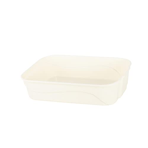 Fenteer Katzentoilette Offene Katzentoilette Offene Katzentoilette Katzentoilette Offene Katzentoilette für Katzen im Innenbereich Leicht zu reinigen und, Weiß Fenteer Katzentoilette Offene Katzentoilette Offene Katzentoilette Katzentoilette Offene Katzentoilette für Katzen im Innenbereich Leicht zu reinigen und, Weiß von Fenteer