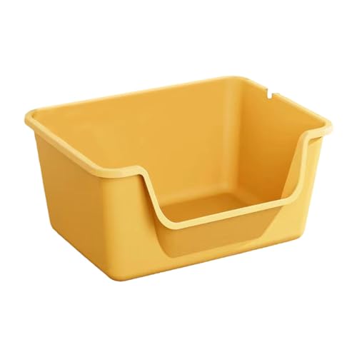 Fenteer Katzentoilette für Haustiere mit offener Oberseite und Schaufel, tragbar, leicht zu reinigen, Sandbecken, Haustierbedarf, Katzensandkasten, Orange Fenteer Katzentoilette für Haustiere mit offener Oberseite und Schaufel, tragbar, leicht zu reinigen, Sandbecken, Haustierbedarf, Katzensandkasten, Orange von Fenteer