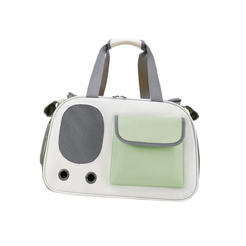 Fenteer Katzentrage, Haustier-Reisetasche, leicht zu reinigen, mit Schloss, Tragetasche, Tragebehälter für Zubehör, Heimgebrauch, Wohnzimmer, Geschenke, Auto, Grün Fenteer Katzentrage, Haustier-Reisetasche, leicht zu reinigen, mit Schloss, Tragetasche, Tragebehälter für Zubehör, Heimgebrauch, Wohnzimmer, Geschenke, Auto, Grün von Fenteer