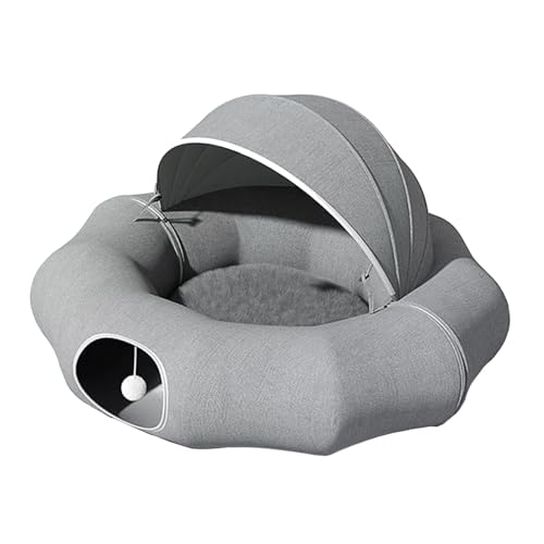 Fenteer Katzentunnel, Katzennest, Versteck, Nest, Bett, Tunnel, Spielzeug, Katzentunnel und Bett, Spielzeug, Katzenbett, Spieltunnel für Hauskatze, Kätzchen, Fenteer Katzentunnel, Katzennest, Versteck, Nest, Bett, Tunnel, Spielzeug, Katzentunnel und Bett, Spielzeug, Katzenbett, Spieltunnel für Hauskatze, Kätzchen, von Fenteer