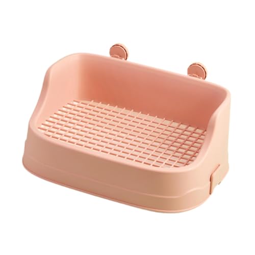 Fenteer Kleine Haustiere Bettzeug Müllbox Käfig Toilettenkäfigzubehör rechteckige Töpfchen Ecke Haustierkäfigwanne für Igel Hamster Frettchen, Rosa Fenteer Kleine Haustiere Bettzeug Müllbox Käfig Toilettenkäfigzubehör rechteckige Töpfchen Ecke Haustierkäfigwanne für Igel Hamster Frettchen, Rosa von Fenteer