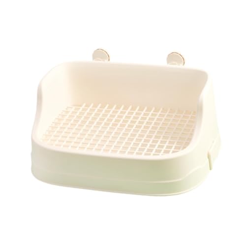 Fenteer Kleine Haustiere Bettzeug Müllbox Käfig Toilettenkäfigzubehör rechteckige Töpfchen Ecke Haustierkäfigwanne für Igel Hamster Frettchen, Weiß Fenteer Kleine Haustiere Bettzeug Müllbox Käfig Toilettenkäfigzubehör rechteckige Töpfchen Ecke Haustierkäfigwanne für Igel Hamster Frettchen, Weiß von Fenteer