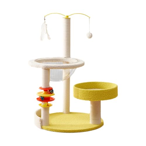 Fenteer Kratzbäume für Hauskatzen Katzenständer Spielhaus Katzen Springspielzeug Schleifklauenauflage Katzenklettergerüst Haustier Katzenhaus, Style B Fenteer Kratzbäume für Hauskatzen Katzenständer Spielhaus Katzen Springspielzeug Schleifklauenauflage Katzenklettergerüst Haustier Katzenhaus, Style B von Fenteer