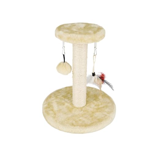 Fenteer Kratzbaum für Katzen, Greifsäule für Katzen mit interaktivem Ball, Aktivitätszentrum zum Spielen, Haustierspielzeug, Katzenbaumständer für Kätzchen im Fenteer Kratzbaum für Katzen, Greifsäule für Katzen mit interaktivem Ball, Aktivitätszentrum zum Spielen, Haustierspielzeug, Katzenbaumständer für Kätzchen im von Fenteer