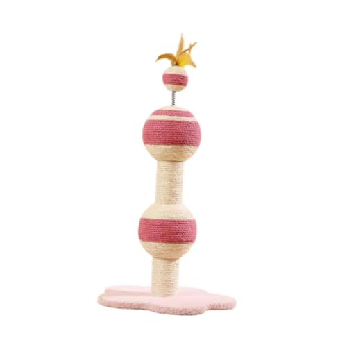 Fenteer Kratzbaum für Katzen, Katzenspielzeug mit Glöckchen, Sisal-Katzenkratzbaum, Katzenkratzstange, für Kätzchen, Möbelschutz, Spielen Fenteer Kratzbaum für Katzen, Katzenspielzeug mit Glöckchen, Sisal-Katzenkratzbaum, Katzenkratzstange, für Kätzchen, Möbelschutz, Spielen von Fenteer