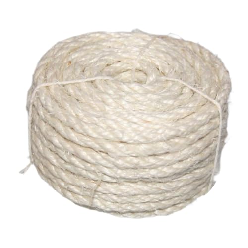 Fenteer Kratzbaum für Katzen, gedrehtes Sisalseil, Spielzeug zur Krallenkontrolle, Dickes Geschenk, Kratzbaumseil, DIY-Hanfseil, Wickelschnur, 10M Fenteer Kratzbaum für Katzen, gedrehtes Sisalseil, Spielzeug zur Krallenkontrolle, Dickes Geschenk, Kratzbaumseil, DIY-Hanfseil, Wickelschnur, 10M von Fenteer