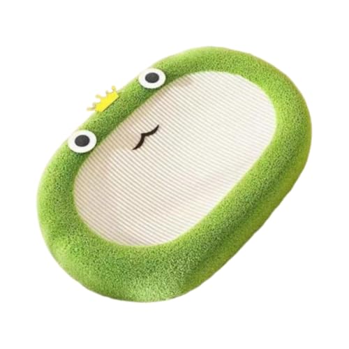Fenteer Kratzbrett für Katzen, robuster Möbelschutz für Hauskatzen, Cartoon-, Sisal-Frosch-Design für Katzenkätzchen von Fenteer