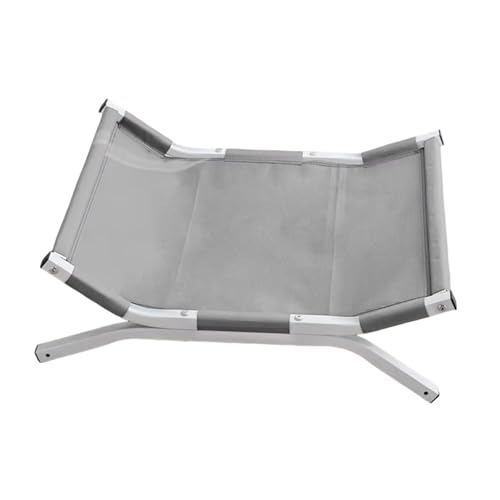 Fenteer Kühlende Haustier-Hängematte für Katzen, erhöhtes Bett, Ruhebett, tragbare Sommer-Katzenwiege, kompakte Haustiermöbel, Welpen, Hunde, Grey L von Fenteer