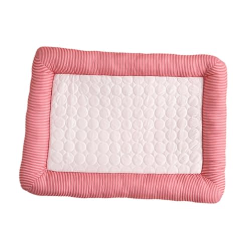 Fenteer Kühlmatte für Haustiere, Schlafunterlage für Haustiere, leicht zu reinigen, 50 cm x 65 cm x 5 cm, für den Sommer, Eisseide, Rosa Fenteer Kühlmatte für Haustiere, Schlafunterlage für Haustiere, leicht zu reinigen, 50 cm x 65 cm x 5 cm, für den Sommer, Eisseide, Rosa von Fenteer