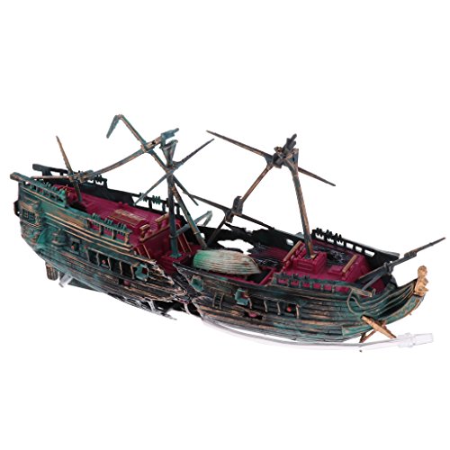 Segelboot Dekor Aqua Aqua Ornament - Farbe 2, Farbe 1 von Fenteer