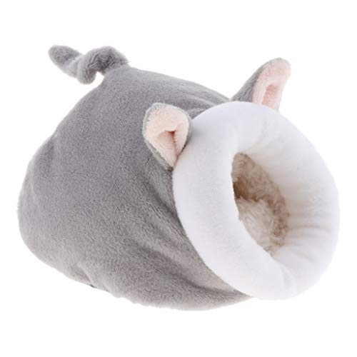 Fenteer Kuschelhöhle Kleintierhöhle Schlafsack Tierbett für Hamster Meerschweinchen Mäuse Rennmäuse Chinchilla, Grau Fenteer Kuschelhöhle Kleintierhöhle Schlafsack Tierbett für Hamster Meerschweinchen Mäuse Rennmäuse Chinchilla, Grau von Fenteer