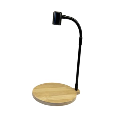 Fenteer LED-Aquarium-Licht, Aquarium-Licht, 360° drehbar, tragbar, Aquarium-Pflanzenlampe, mit Brett für Pflanzenwachstum, Outdoor-Ornament von Fenteer