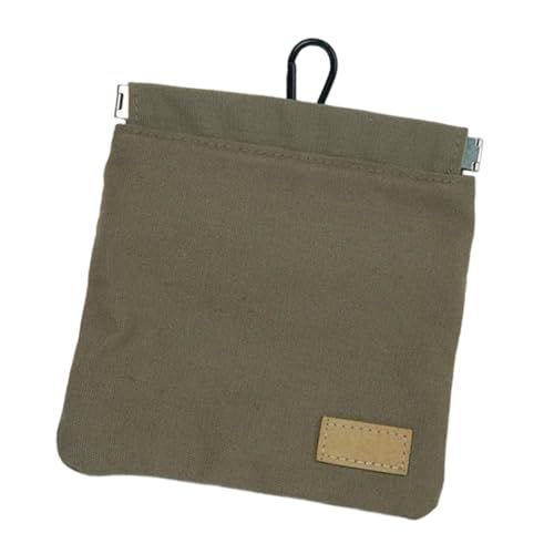 Fenteer Leckerli-Tasche für Hunde mit Clip, multifunktional, tragbar, für Training von Haustieren, Futter und Snacks, Belohnung für unterwegs und, Braun von Fenteer