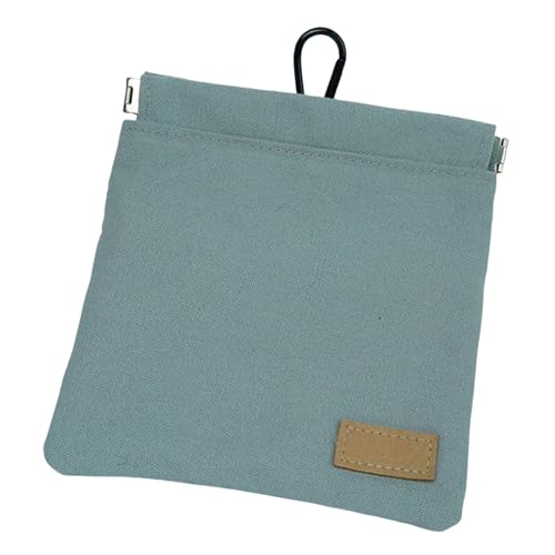 Fenteer Leckerli-Tasche für Hunde mit Clip, multifunktional, tragbar, für Training von Haustieren, Futter und Snacks, Belohnung für unterwegs und, Grau von Fenteer