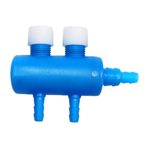 Fenteer Luftstromregelventil für Aquarien, leichtes Zubehör für Luftpumpen, professionelles und praktisches Zubehör für Aquarien, 2-Wege von Fenteer