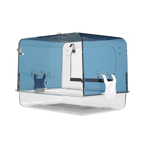 Fenteer Papageien-Badewanne, Vogelbadewanne, Nymphensittich-Käfig-Zubehör, kleine Vögel, Wellensittich, Kleiner Vogelkäfig, Papageien-Wasserduschschale, Blau Fenteer Papageien-Badewanne, Vogelbadewanne, Nymphensittich-Käfig-Zubehör, kleine Vögel, Wellensittich, Kleiner Vogelkäfig, Papageien-Wasserduschschale, Blau von Fenteer