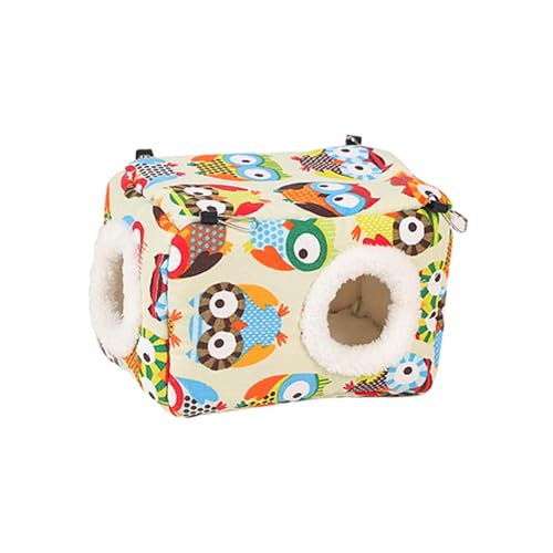 Fenteer Papageien-Hängematte, Papageiennest, warmes Zeltbett für kleine Tiere, Turteltauben, Meerschweinchen, S Fenteer Papageien-Hängematte, Papageiennest, warmes Zeltbett für kleine Tiere, Turteltauben, Meerschweinchen, S von Fenteer