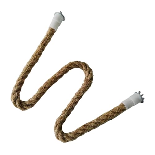 Fenteer Papageienaufstiegseil, Vogelperch Stand Stand Vögel Vorräte, Pfotenschleife, Spielplatz Seilstange Bissspielzeug für Kanarische Wellensittiche, 105cm Fenteer Papageienaufstiegseil, Vogelperch Stand Stand Vögel Vorräte, Pfotenschleife, Spielplatz Seilstange Bissspielzeug für Kanarische Wellensittiche, 105cm von Fenteer